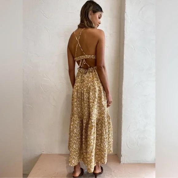 Shona Joy | Dresses | Shona Joy Orion Backless Midi Dress Only Worn Once |  Poshmark